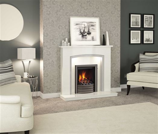 ELGIN FLORANO MARBLE FIREPLACE