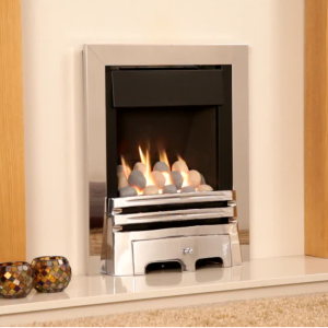 Marbury Gas Fire With Pebbles